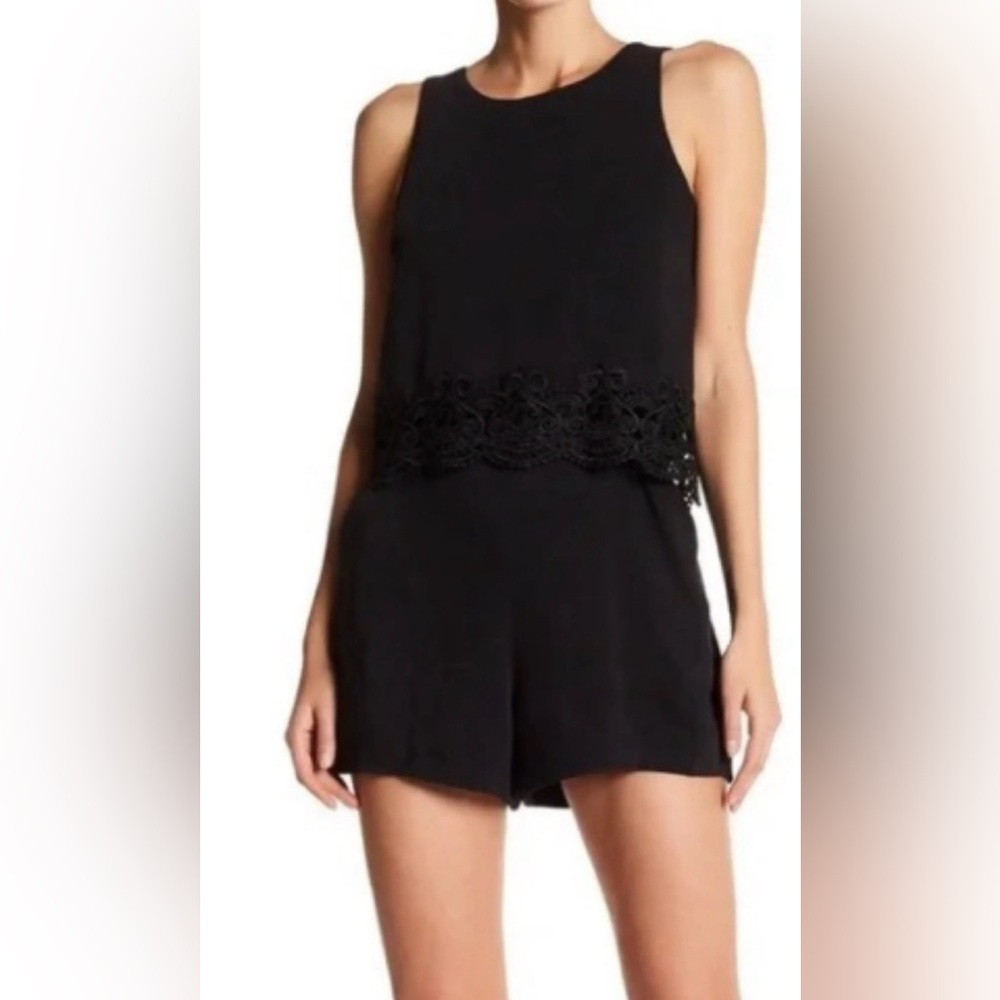 Parker | Lace Detail Romper